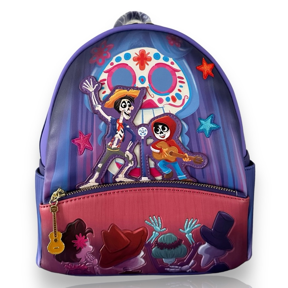 Loungefly Disney Pixar Coco Poco Loco Mini Backpack